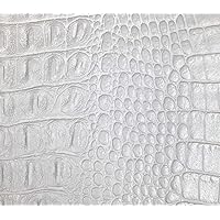 Vinyl Fabric Crocodile Gator Fake Leather Upholstery 54
