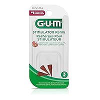 G-u-m Stimulator Refills, 3 Ea (Pack of 4) by GUM G-u-m Stimulator Refills, 3 Ea (Pack of 4) by GUM