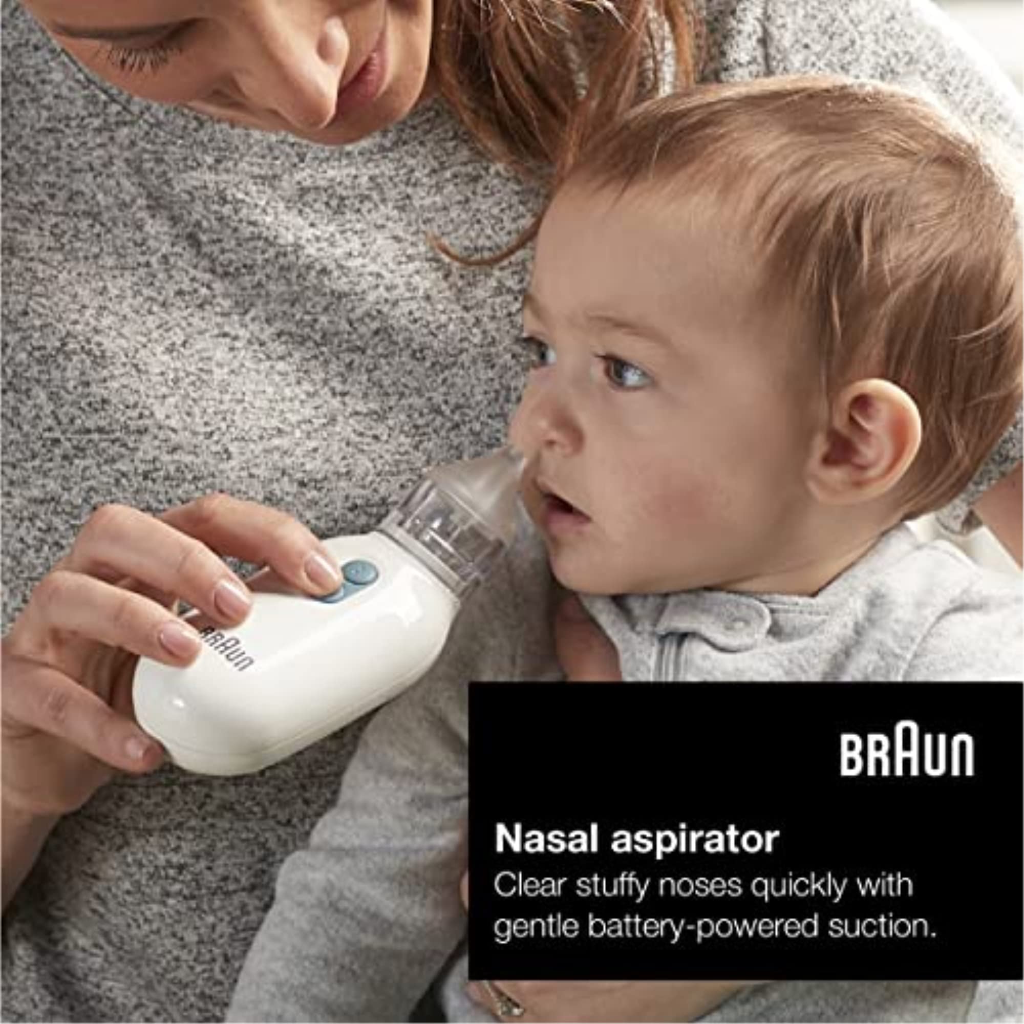 Braun Electric Nasal Aspirator for Newborns, Babies and Toddlers