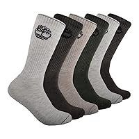 Men's 6-Pack Crew Socks