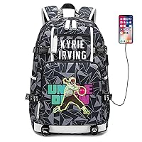 Basketball Player K-Irving Multifunction Backpack Travel Daypacks Fans Bag For Men Women (Style 8)