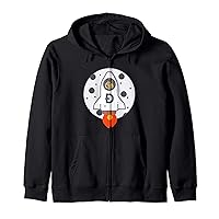 DogeCoin Doge To The Moon Crypto Gifts Zip Hoodie
