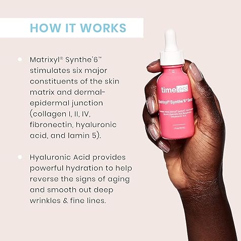 Matrixyl Synthe’6 Serum - Face Serum for Skin Care - Matrixyl Serum with Hyaluronic Acid for Skin Hydration - Personal Care Skin Serum - 1 Fl Oz