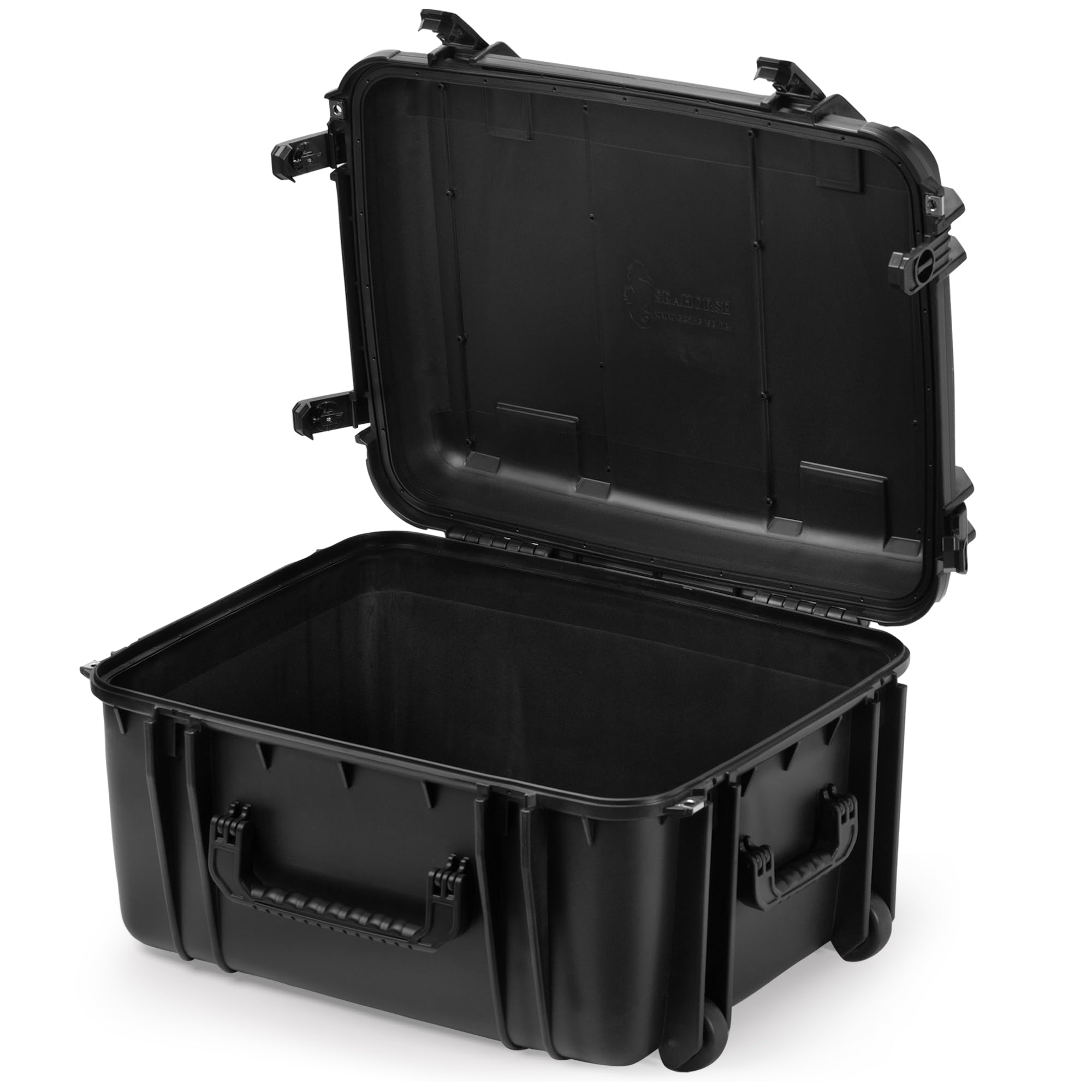 Seahorse 1220 Heavy Duty Hard Protective Equipment Crate - TSA Approved/Mil Spec / IP67 Waterproof/USA Made for Telescopes, Drones, Monitors, PC’s, Gimbal, Diving Equipment