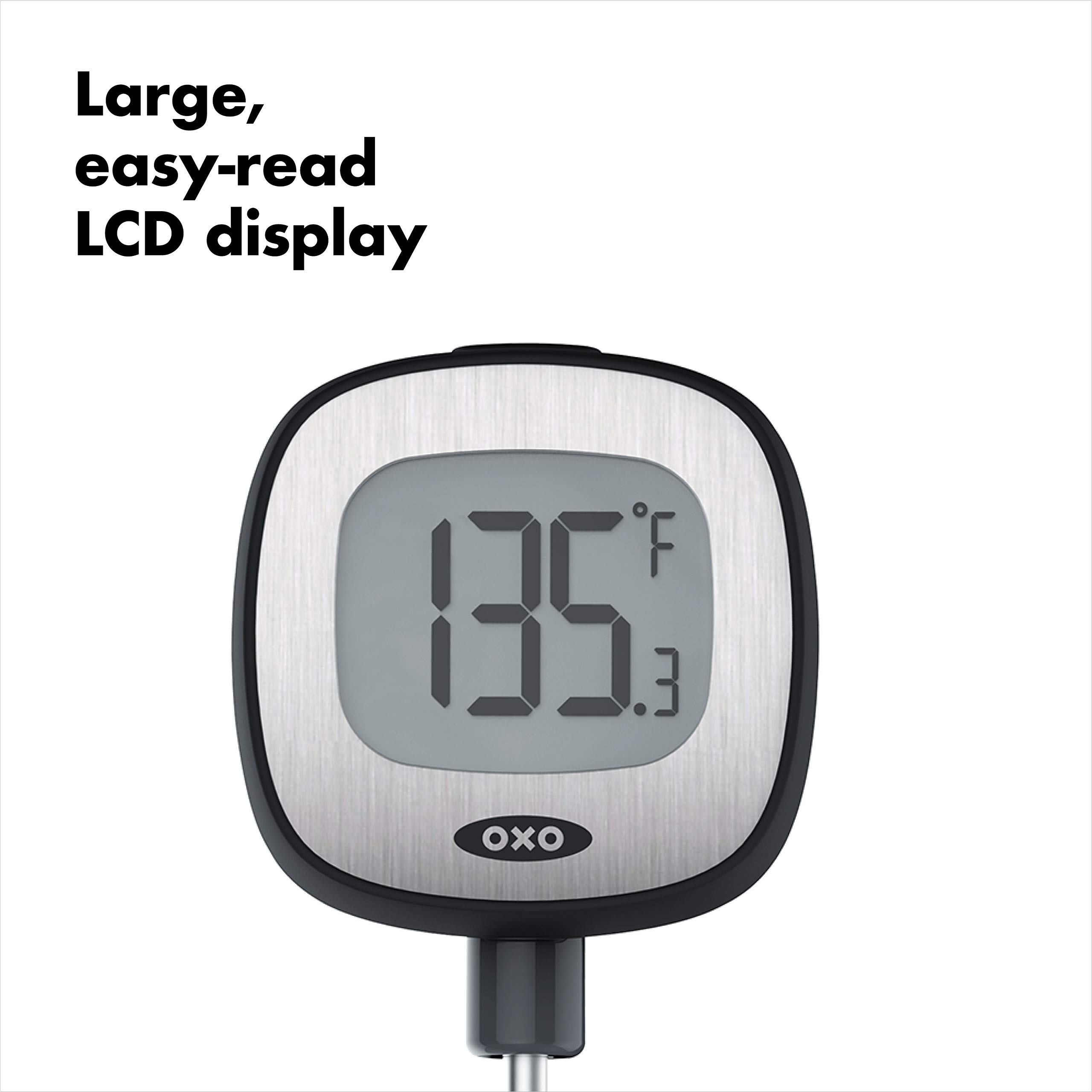 OXO Good Grips Chef's Precision Digital Instant Read Thermometer, Black