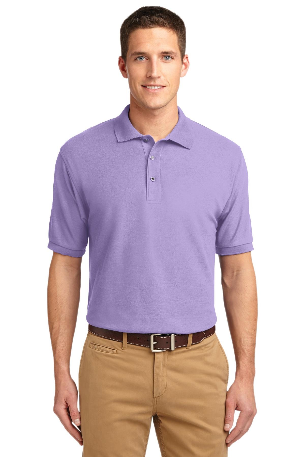 Port Authority Silk Touch Polo M Bright Lavender
