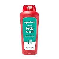 Amazon Basics Men's Body Wash, Sport Scent, 18 fluid ounce, Pack of 1