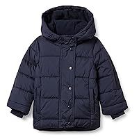 Amazon Essentials Girls and Toddlers' Heavyweight Hooded Puffer Jacket