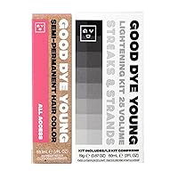 Good Dye Young Streaks and Strands Semi Perm Dye (All Access) with Lightening Kit - 2 oz
