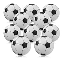 WELLVO Inflatable Soccer Beach Balls 24 Pack 12