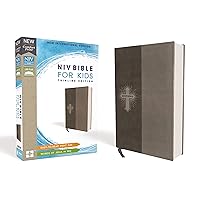 NIV, Bible for Kids, Leathersoft, Gray, Red Letter, Comfort Print: Thinline Edition NIV, Bible for Kids, Leathersoft, Gray, Red Letter, Comfort Print: Thinline Edition Leather Bound