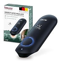 Beurer BR90 Insect Sting and Bite Relief with Light, Chemical-Free Bug Bite Healer for Day and Night, Electronic Heat Device for After Mosquito Bites to Ease Itching and Swelling