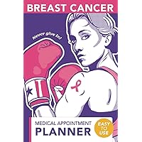 Breast Cancer Medical Appointment Planner: Inspirational Organizer for Patients to Keep Track of Appointments, Treatments & Medication • Easy-to-Use