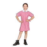 Girls Gingham Check School Short Sleeve Summer Pleated Uniform Dress 3-20 Age
