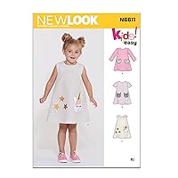 New Look Child Dress Sewing Pattern, Multicolor