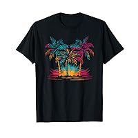 Palm Tree Summer Sunset T-Shirt