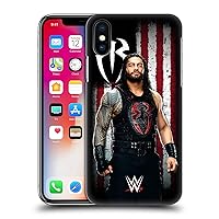 Head Case Designs Officially Licensed WWE Roman Reigns American Flag Superstars Hard Back Case Compatible with Apple iPhone X/iPhone Xs