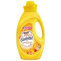 Suavitel Complete Liquid Fabric Conditioner, Laundry Fabric Softener with Fabric Protection Technology, Morning Sun, 46 oz, Enough Liquid For 46 Small Loads