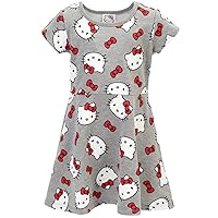 Hello Kitty Girls French Terry Dress Toddler to Big Kid