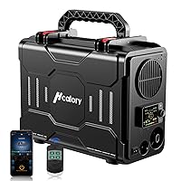 HCALORY 12V Portable Diesel Air Heater, 5KW All-in-One Diesel Parking Heater, Parking Bunk Heater with Bluetooth APP Control and LCD Monitor for Car Trucks Boat Bus RV Motor-Homes and camper