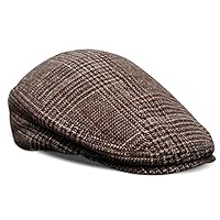 FT7006 Men's Tweed Herringbone Hunting Hat