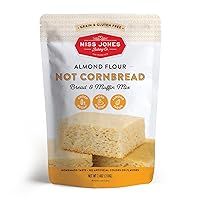 Keto Not Cornbread Muffin Mix - Gluten Free, Low Carb, No Sugar Added, Naturally Sweetened Desserts & Treats - Diabetic, Atkins, WW, and Paleo Friendly (Pack of 1)
