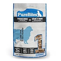 PureBites Freeze Dried Lamb Dog Treats 95g | 1 Ingredient | Made in USA