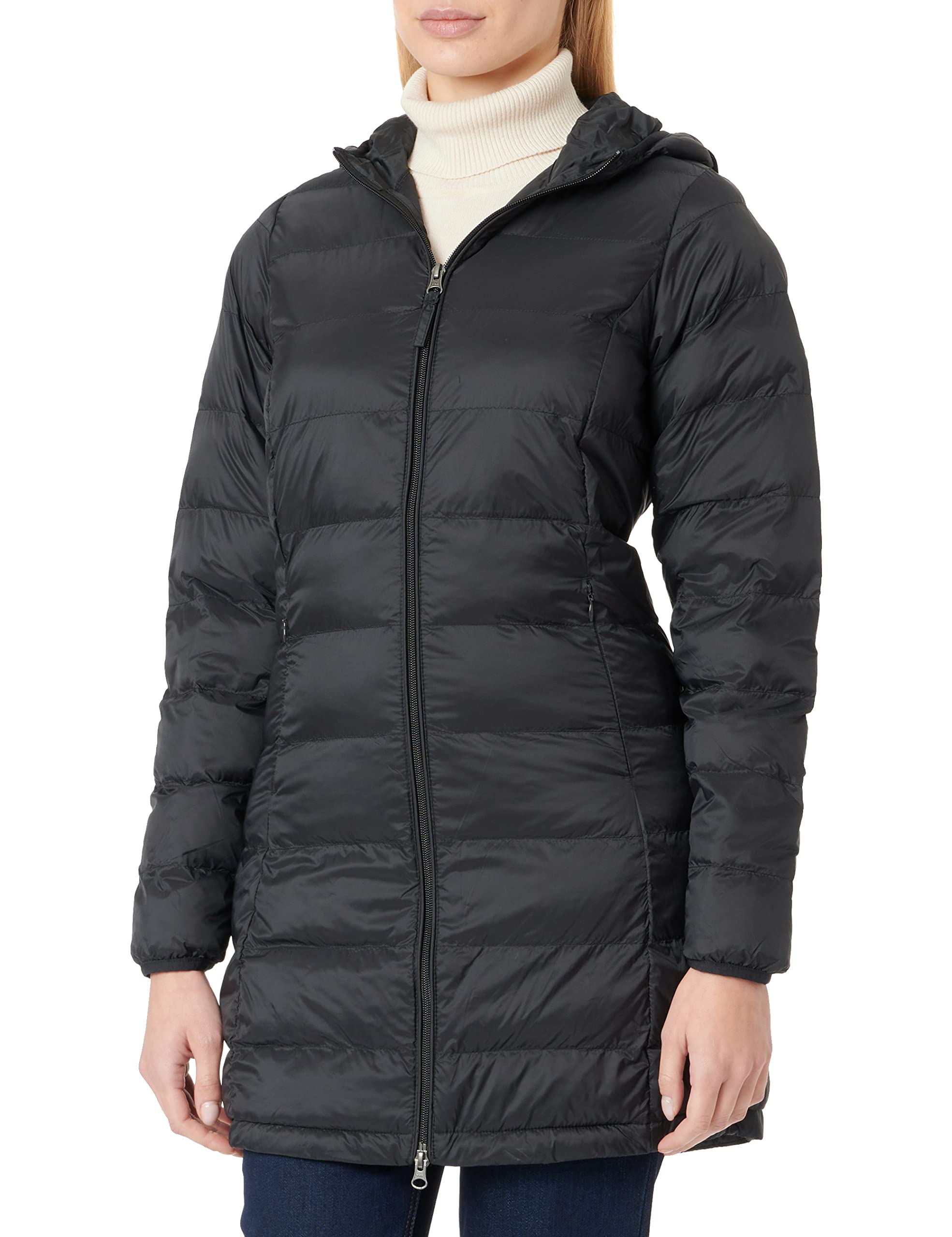 Amazon Essentials Women's Lightweight Water-Resistant Hooded Puffer Coat (Available in Plus Size)