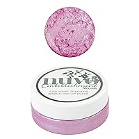 Nuvo Embellishment Mousse - Metallic Detailing for Art and Craft Projects - Perfect for Stenciling, Gliding and Artwork - Peony Pink