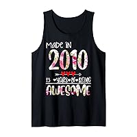 Born in 2010 13 Years Old Made in 2010 13rd Birthday Tank Top