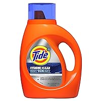 Tide Hygienic Clean Heavy 10x Duty Liquid Laundry Detergent, Original Scent, 37 fl oz, 24 loads, HE Compatible