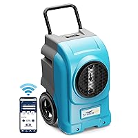 AlorAir 270 Pints Commercial Dehumidifiers Smart Wi-Fi with Pump, Up to 3,000 Sq.Ft Coverage for Large Room or Basements, Industrial Dehumidifier with Drain Hose, 5 Years Warranty, Blue