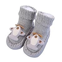 Children Toddler Shoes Autumn and Winter Boys and Girls Cute Cartoon Puppies Cat Patterns Comfortable Floor Easy21 Shoes