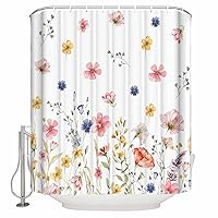 Botanical Herb Shower Curtain Set with Hook 36