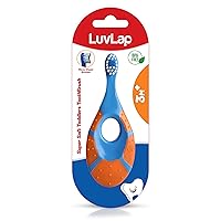 Luv Lap Turtle Shaped Baby Manual Toothbrush & Toddler Toothbrush, Extra Soft with 10,000 Ultra Soft Floss Bristle for Baby Gum Care, BPA Free, 3M+, Multicolour (Assorted Colours, Colours may vary)