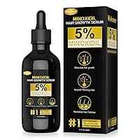 Hair Tonic, 5% Minoxidil for Men and Women Hair Growth Serum Minoxidil 5 Percent Hair Growth for Women and Men with Biotin Hair Loss Treatments Hair Regrowth Treatment for Thicker Longer Hair 60ml