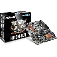 ASRock Motherboard Micro ATX DDR4 H110M-HDV