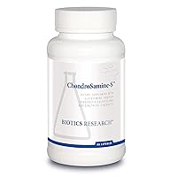 Biotics Research ChondroSamine S Comprehensive Joint and Connective Tissue Support, 600 Elemental Glucosamine, MSM, Vitamin C, Manganese, Niacin, Pantothenic Acid, Folate, B12, SOD, Catalase 90 Caps