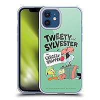 Head Case Designs Officially Licensed Looney Tunes Tweety and Sylvester The Cat Season Soft Gel Case Compatible with Apple iPhone 12 / iPhone 12 Pro and Compatible with MagSafe Accessories
