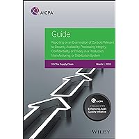 Soc for Supply Chain: Reporting on an Examination of Controls Relevant to Security, Availability, Processing Integrity, Confidentiality, or Privacy in ... or Distribution System, 2020 (Aicpa) Soc for Supply Chain: Reporting on an Examination of Controls Relevant to Security, Availability, Processing Integrity, Confidentiality, or Privacy in ... or Distribution System, 2020 (Aicpa) Paperback
