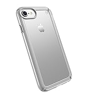 Speck Products Presidio Show Cell Phone Case for iPhone 7 Plus, 6S Plus and 6 Plus - Clear/Sterling Silver