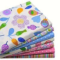 Floral Fat Quarters Quilting Fabric Bundles for Quilting Sewing Crafting, 18 x 22 inches, (Floral)