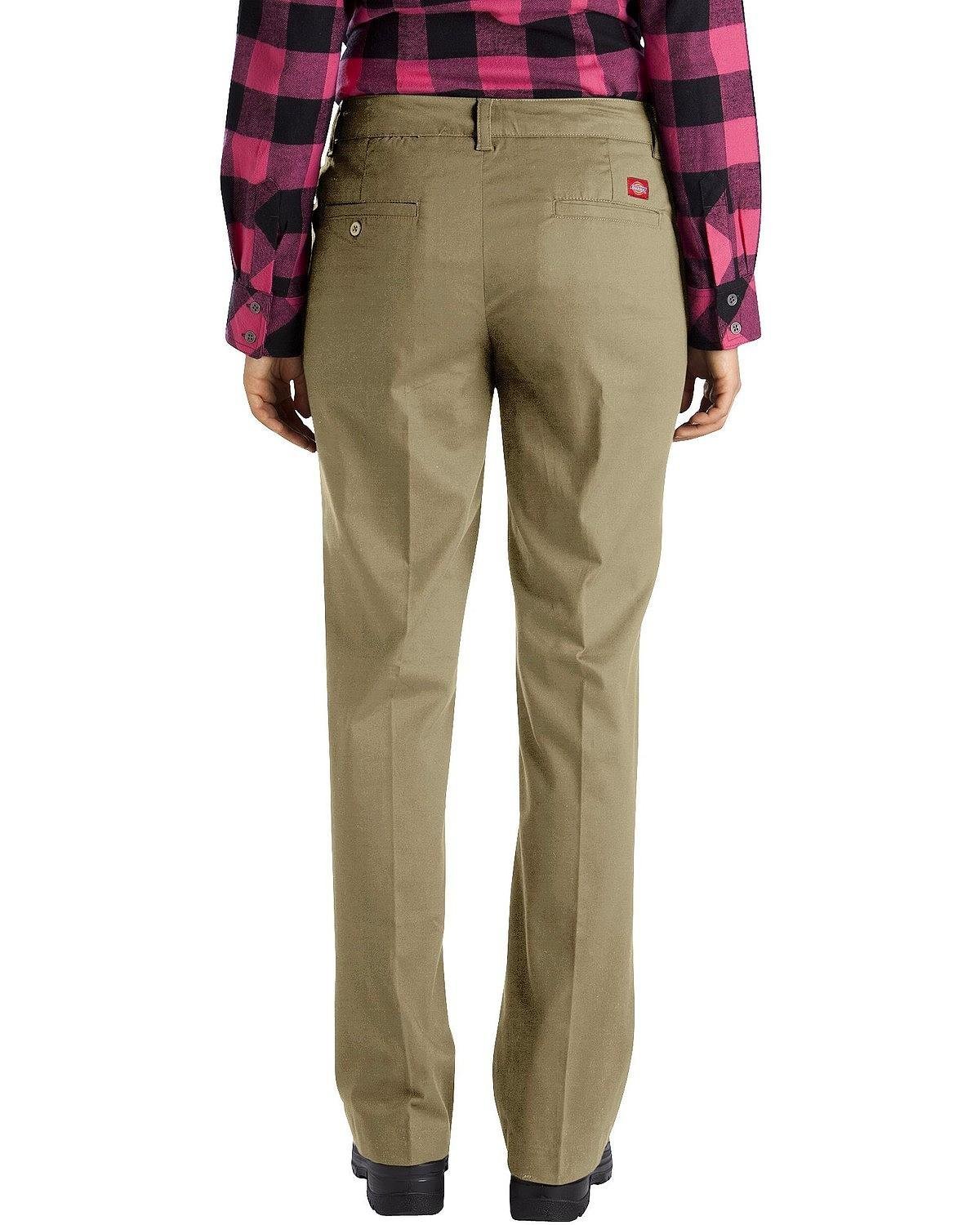 Dickies Women's Relaxed Straight Stretch Twill Pant