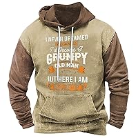Hoodies For Men Graphic Hoodie For Men Casual Plus Szie Hooded Sweatshirt Midweight Pullover Hoody With Pocket
