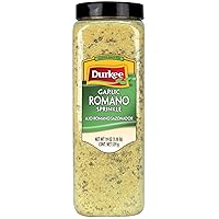 Durkee Garlic Romano Sprinkle - 19 oz. container, 6 per case