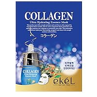 EKEL Korea Cosmetic Skin Care Collagen Hydrating Essence 3D Mask Pack (5pcs)