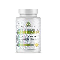 Core Nutritionals Platinum Omega High Purity Fish Oil containing 720mg of EPA, 480mg of DHA, Health Support, 120 Count