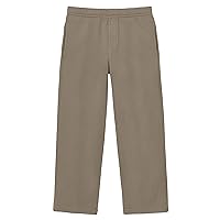 City Threads Boys 100% Cotton Heavy Fleece Straight Leg Pocket Pants, SPD Sensory Friendly Clothing, Made in USA