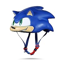 Sonic The Hedgehog 3D Helmet for Kids, Boys and Girls, Ideal Safety for Cycling, Skateboarding, Scooters, Adjustable Fit, Safety Helmet for Kids, Bike Helmet for Kids, Ages 5+