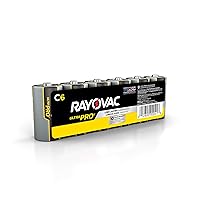 Rayovac C Batteries, Ultra Pro C Cell Batteries Alkaline, 6 Count